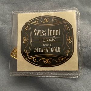 24 karat gold (Plated) Swiss ingot